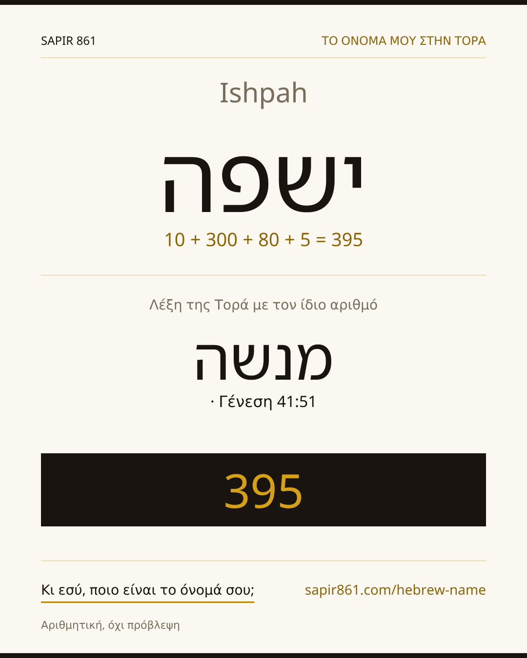 Ishpah — ישפה