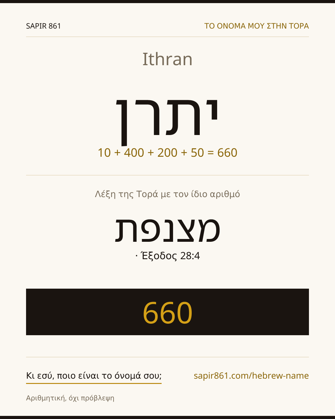 Ithran — יתרן