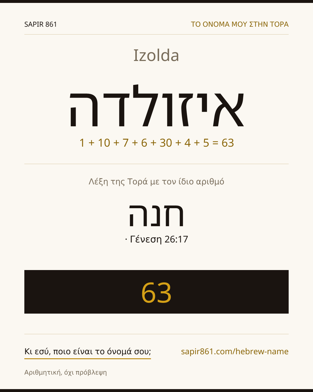 Izolda — איזולדה