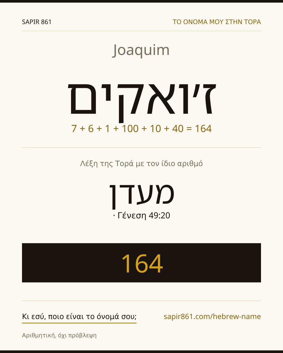 Joaquim — ז׳ואקים