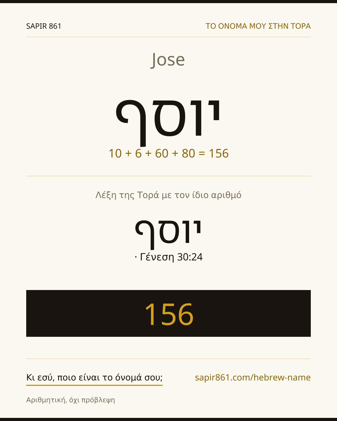 Jose — יוסף