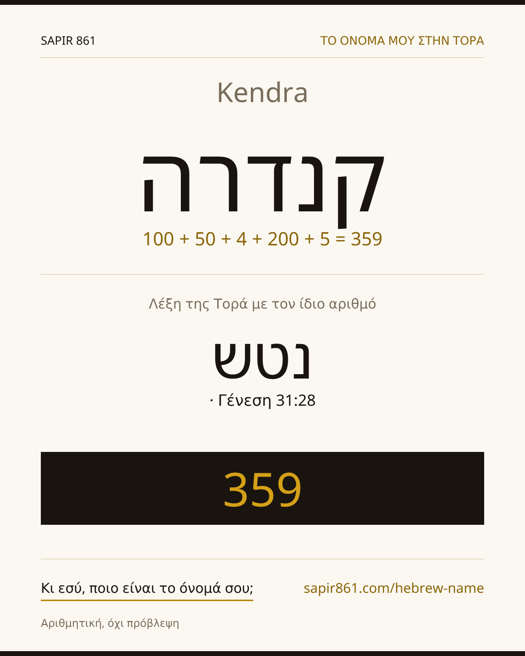 Kendra — קנדרה