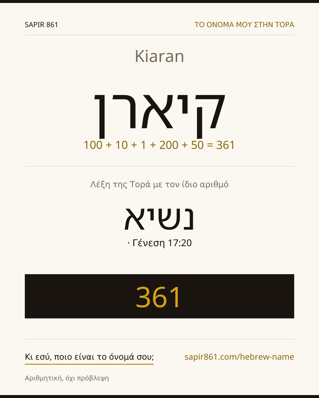 Kiaran — קיארן