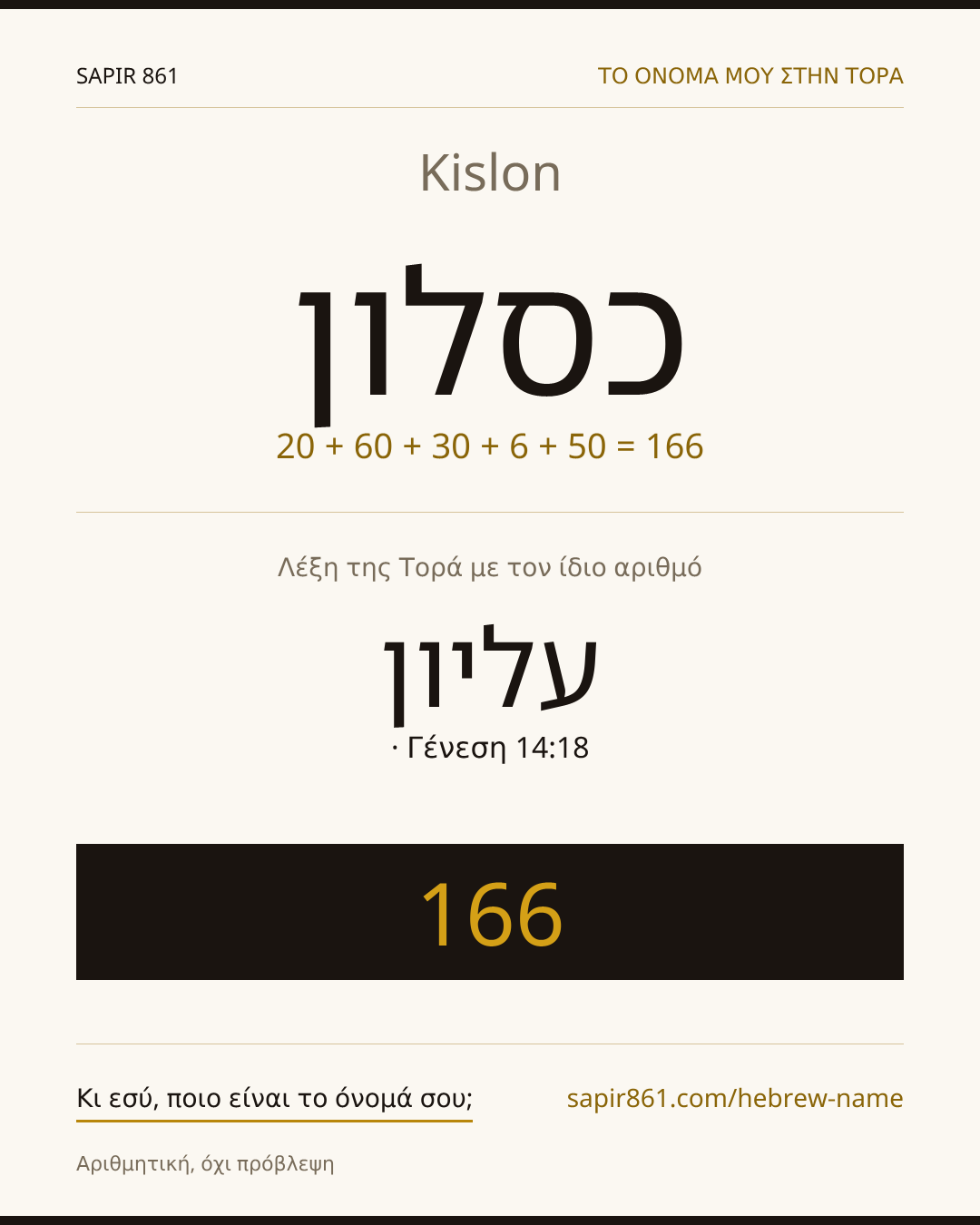 Kislon — כסלון