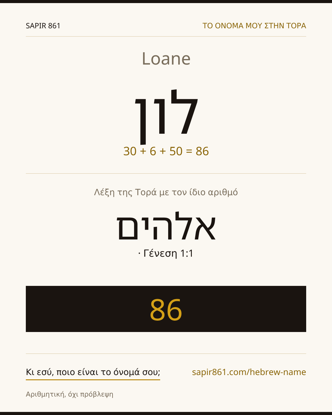 Loane — לון
