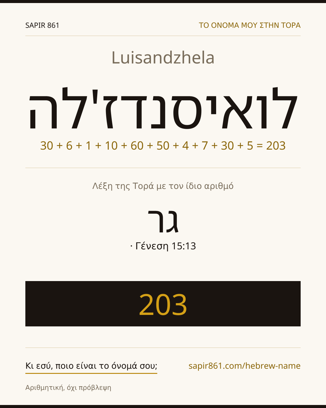 Luisandzhela — לואיסנדז'לה