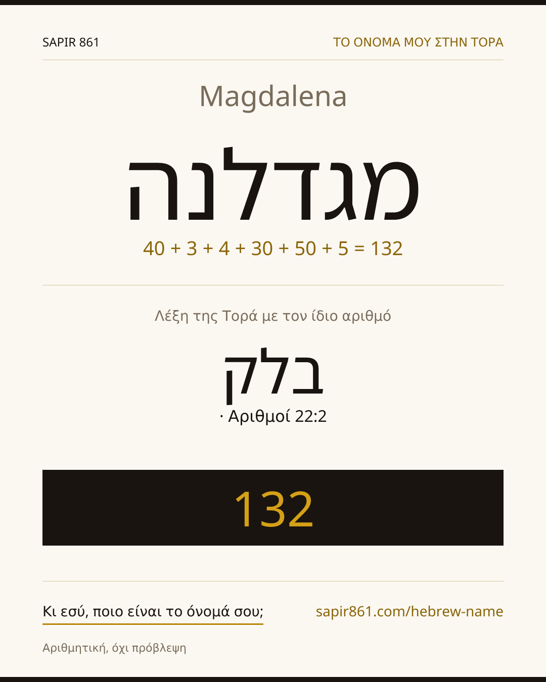 Magdalena — מגדלנה