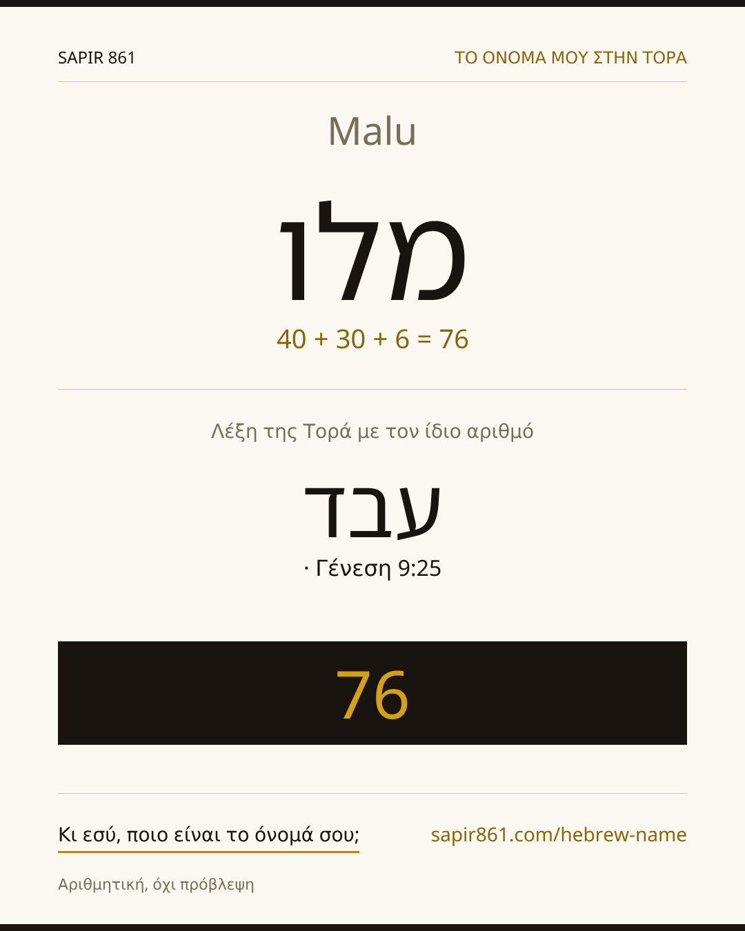Malu — מלו