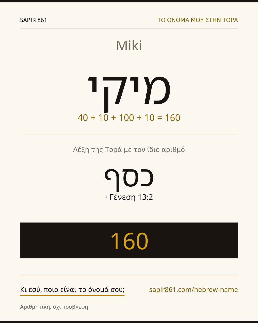 Miki — מיקי