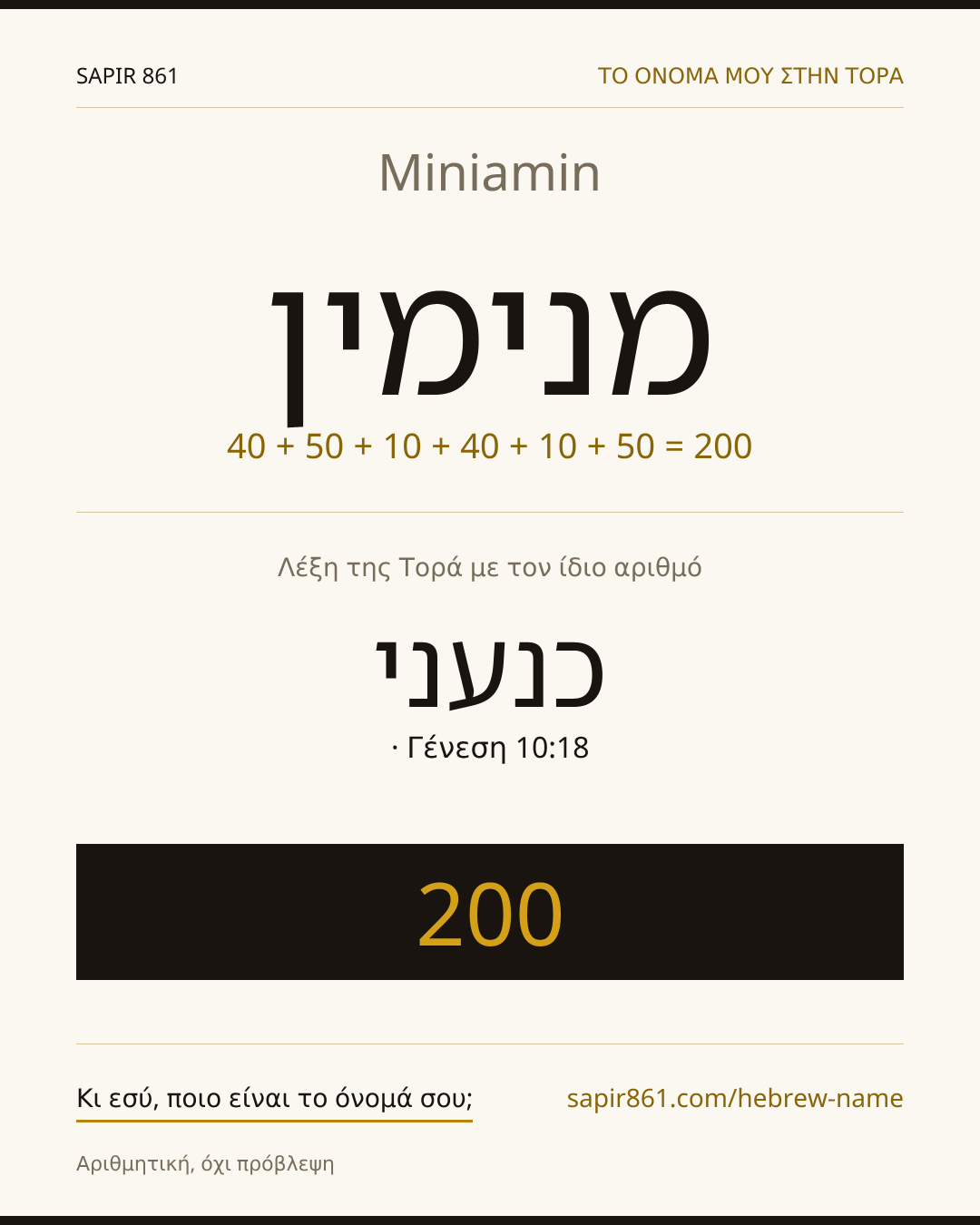 Miniamin — מנימין