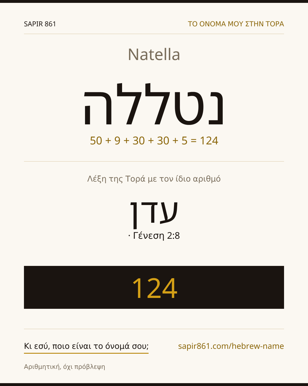 Natella — נטללה