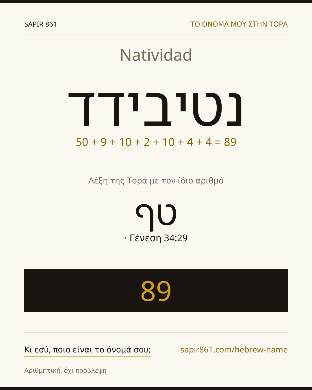 Natividad — נטיבידד