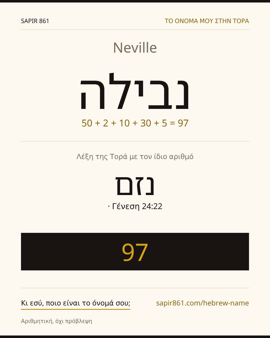 Neville — נבילה