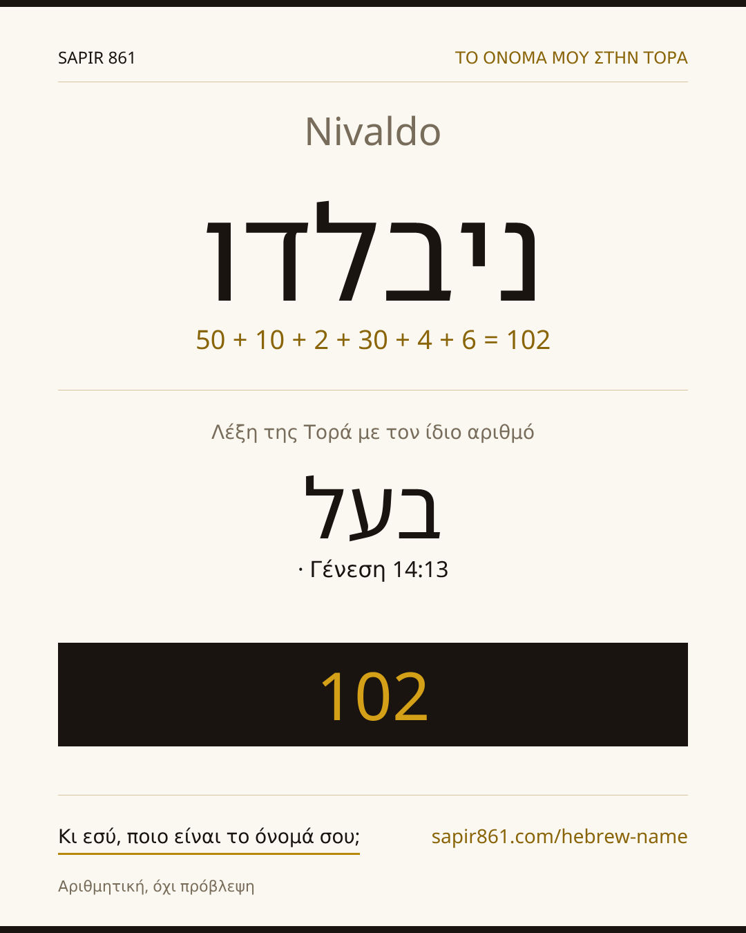 Nivaldo — ניבלדו