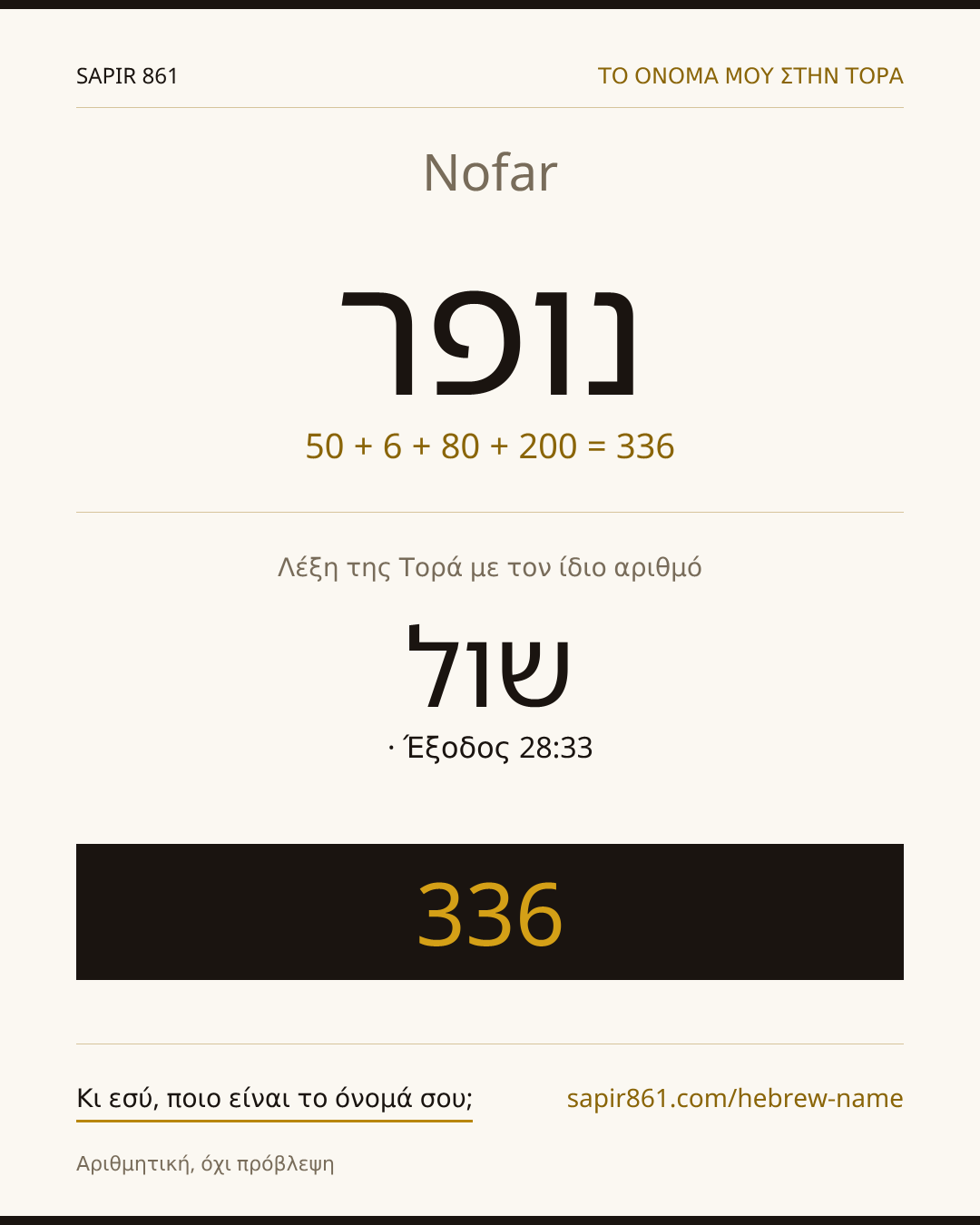 Nofar — נופר