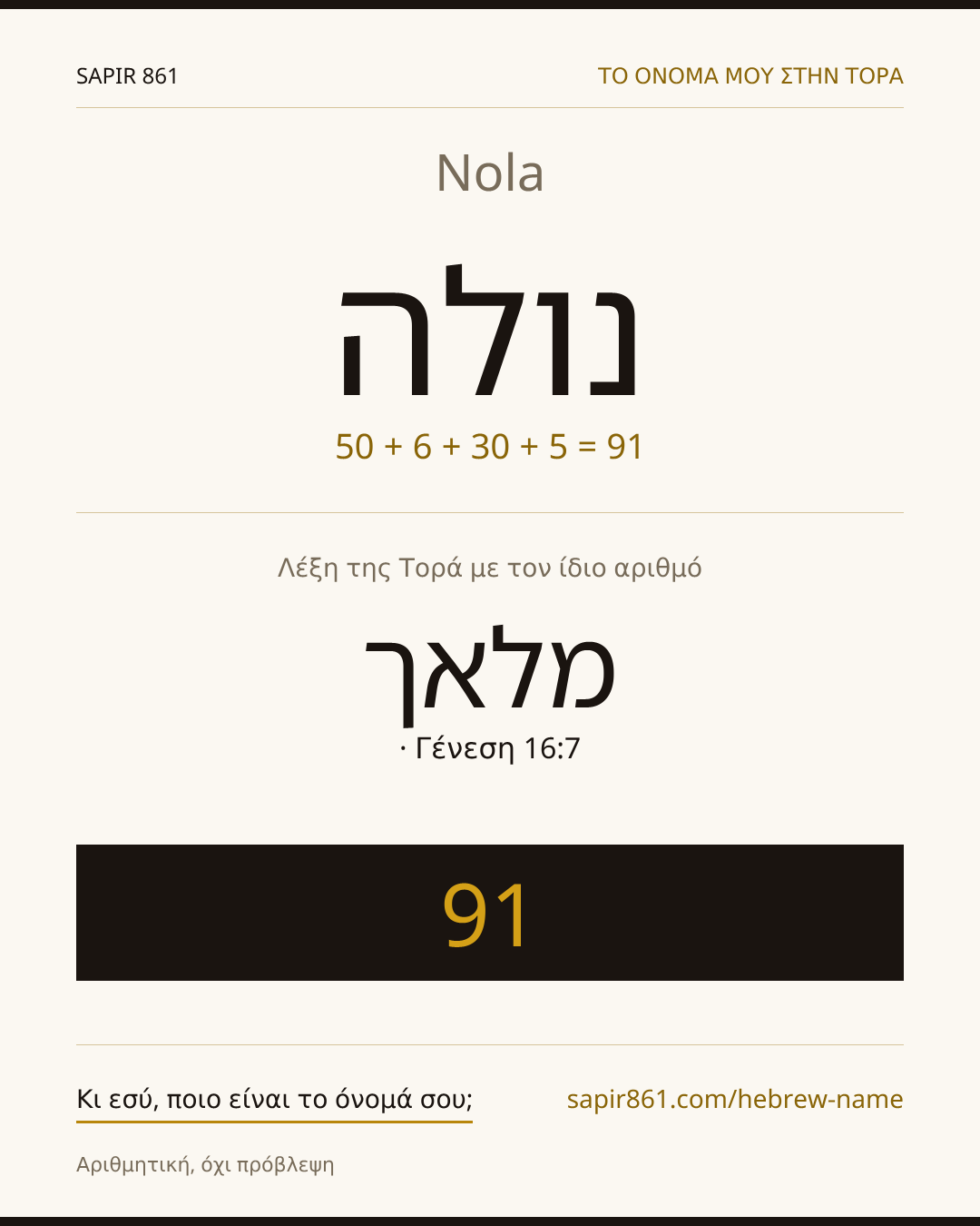 Nola — נולה