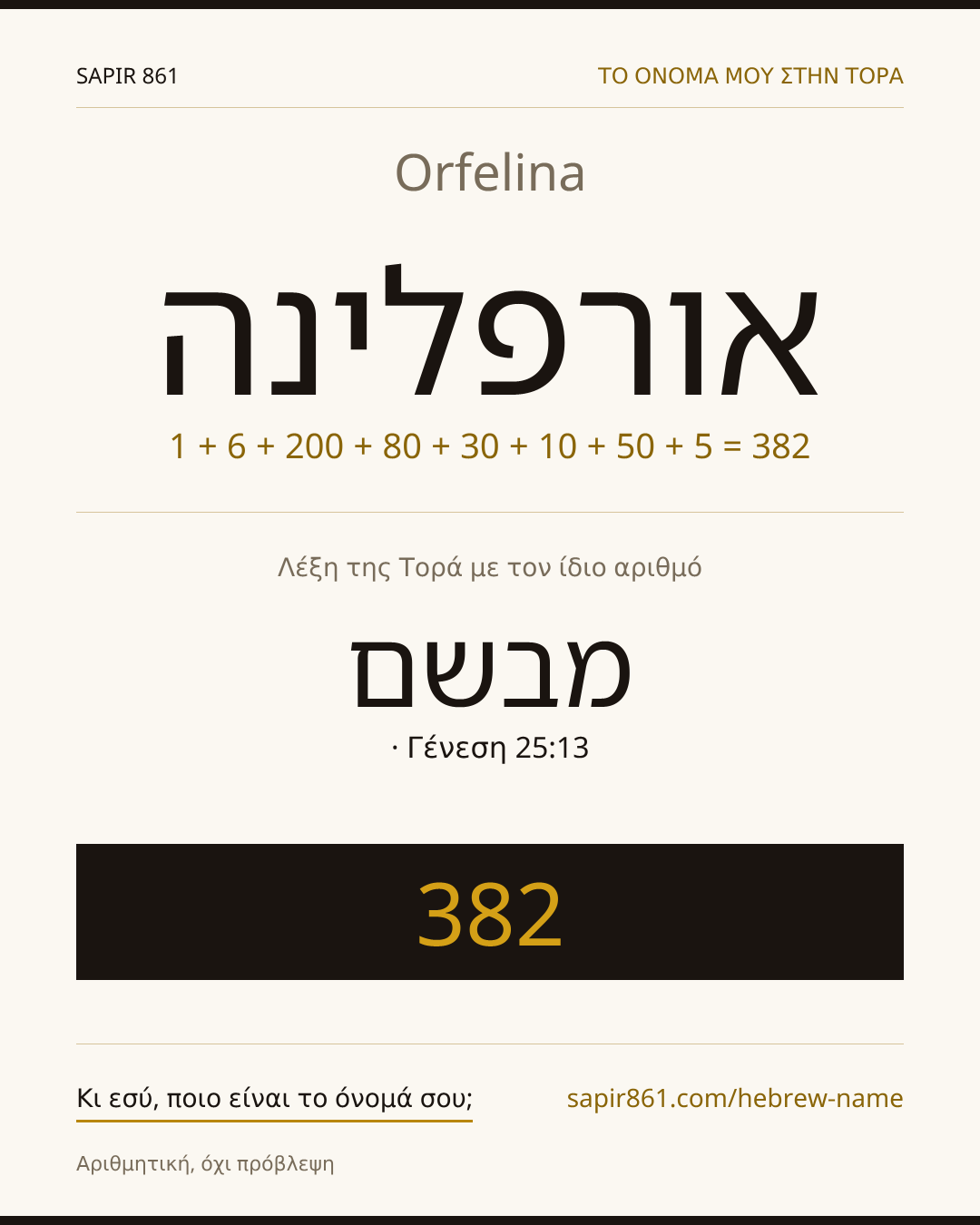 Orfelina — אורפלינה