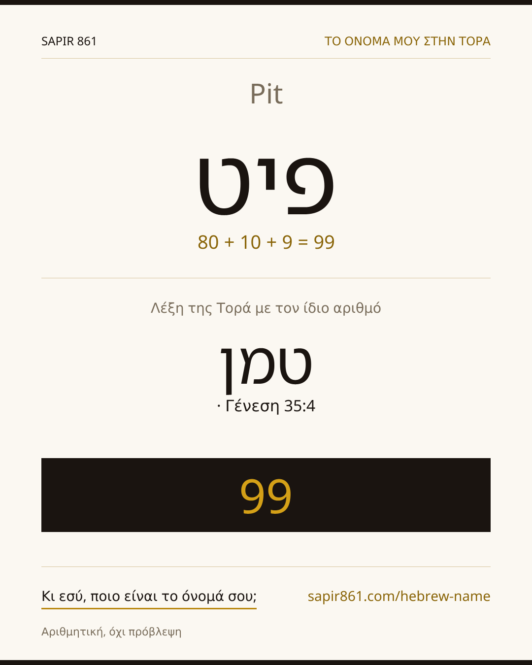 Pit — פיט