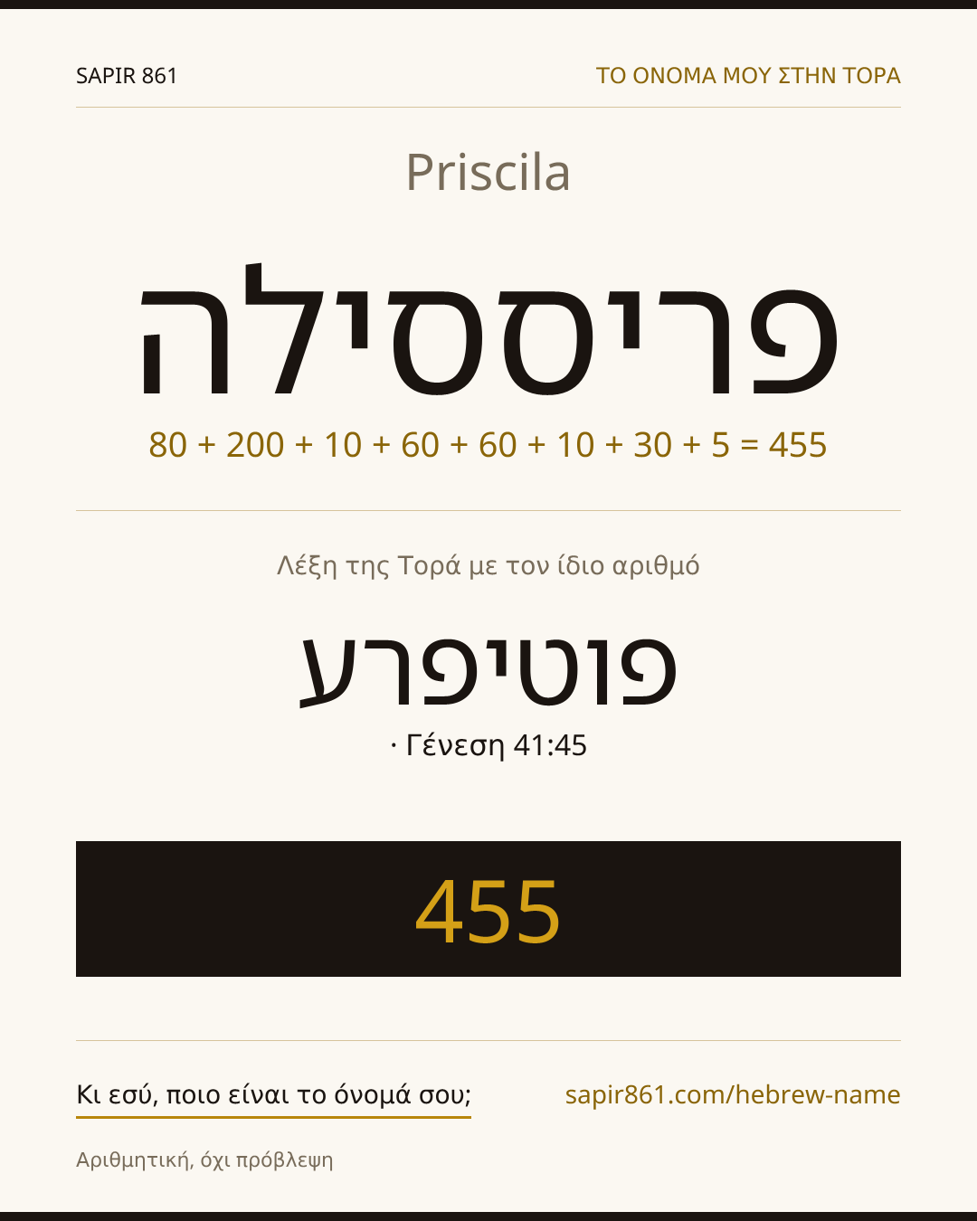 Priscila — פריססילה