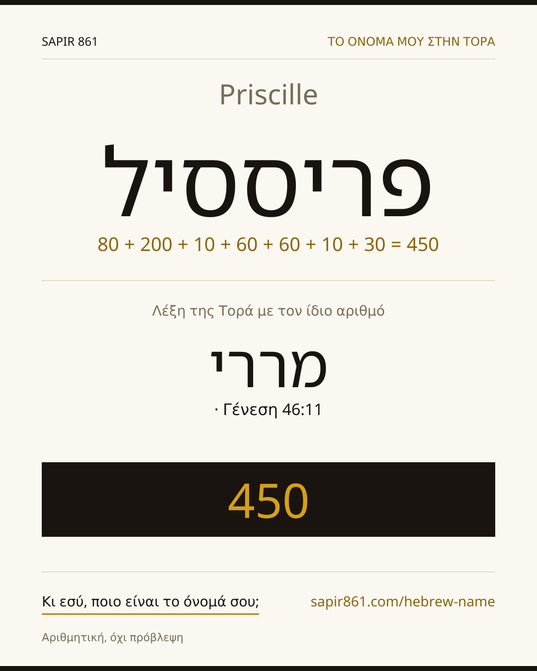 Priscille — פריססיל