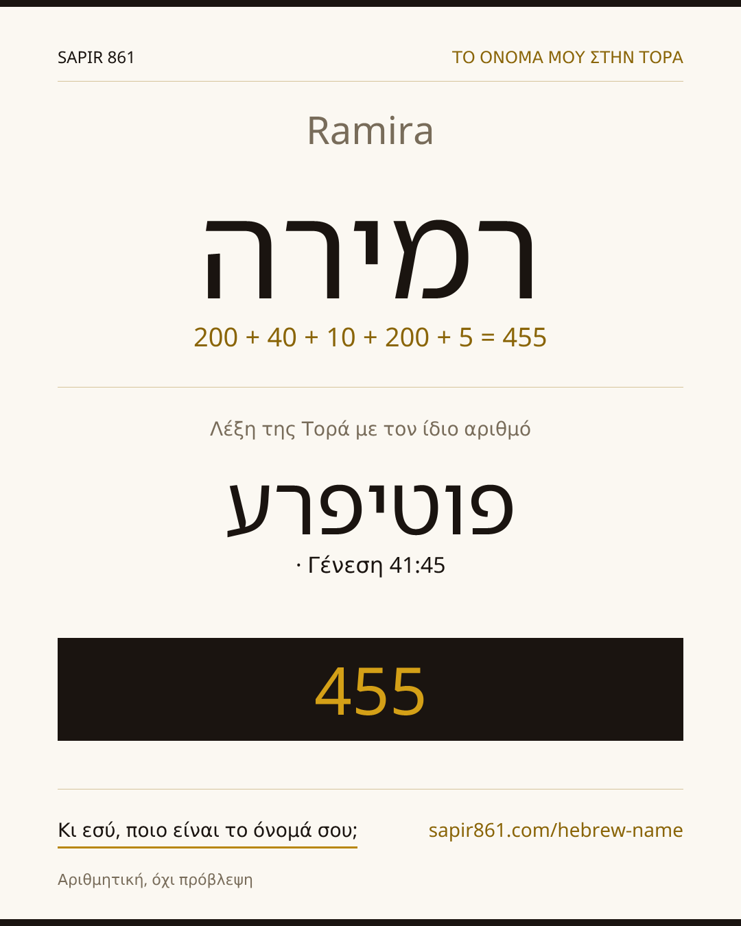 Ramira — רמירה