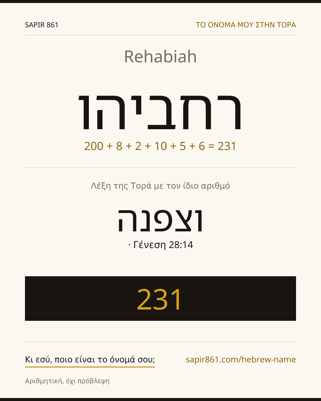 Rehabiah — רחביהו