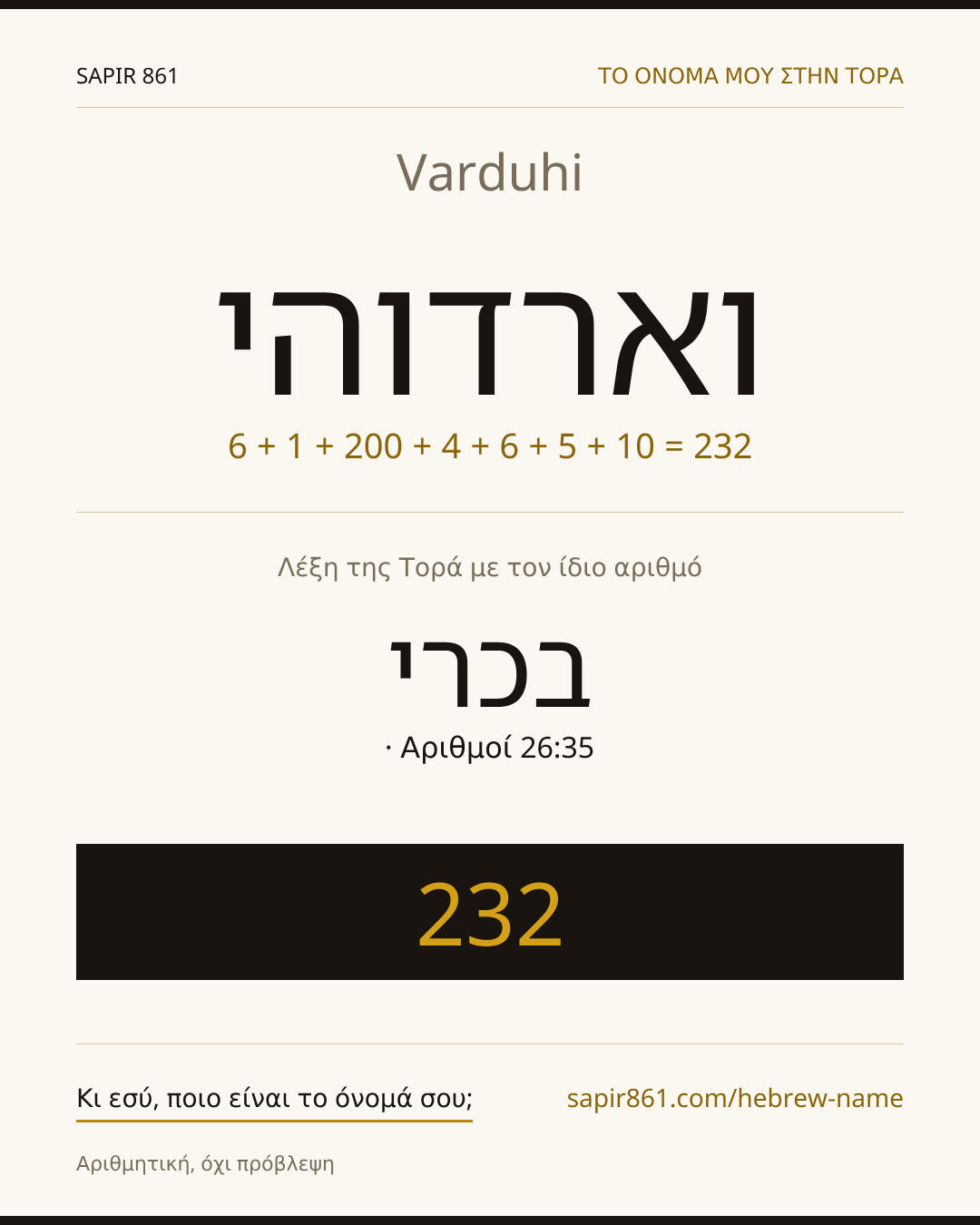 Varduhi — וארדוהי
