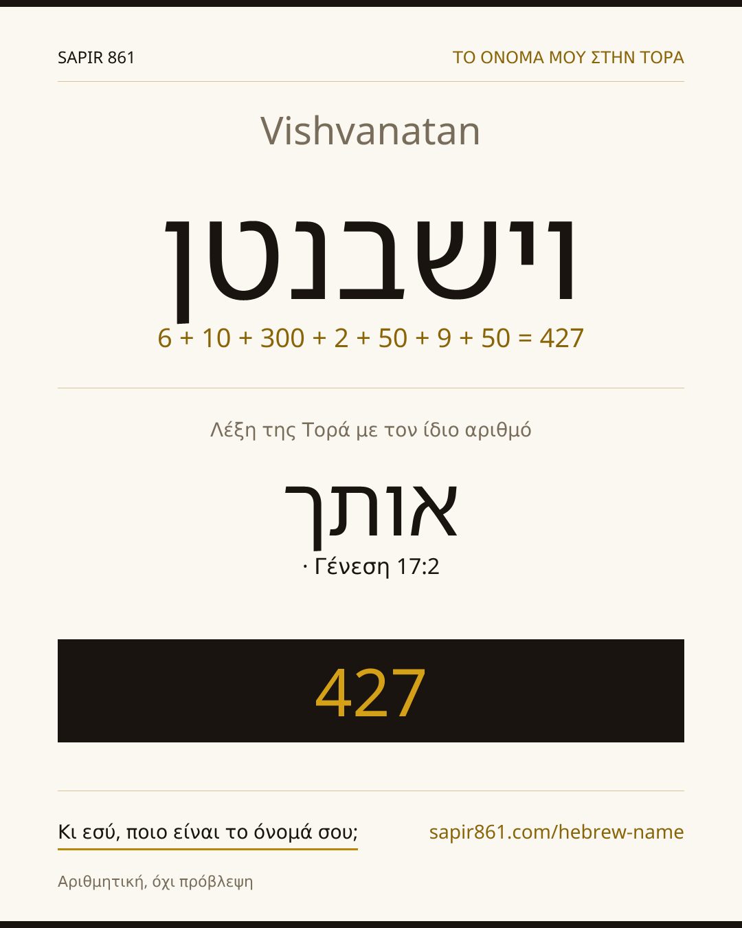 Vishvanatan — וישבנטן
