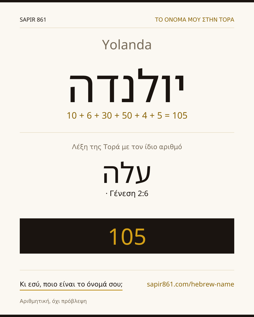 Yolanda — יולנדה