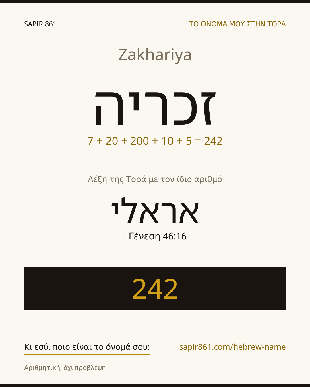 Zakhariya — זכריה