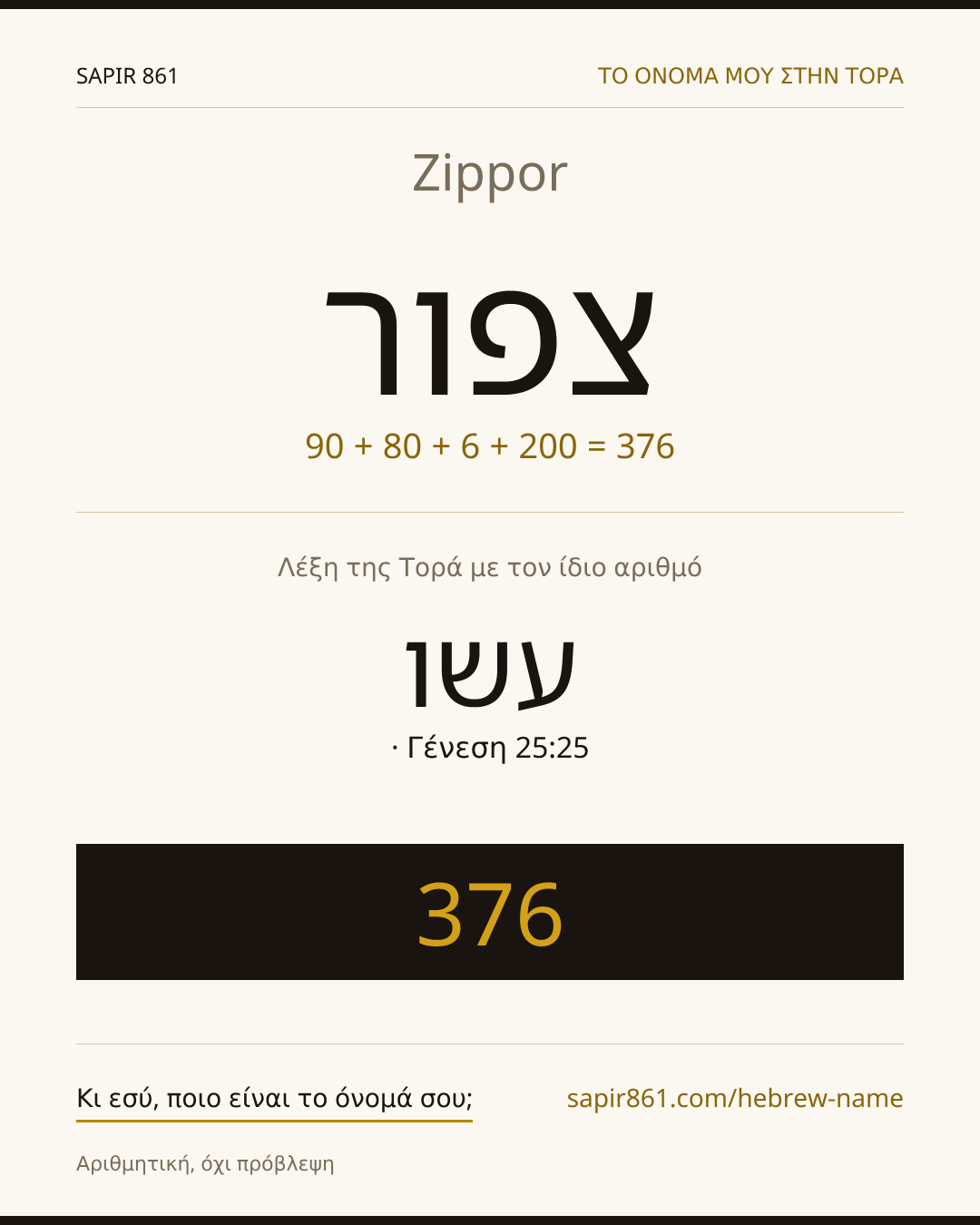 Zippor — צפור
