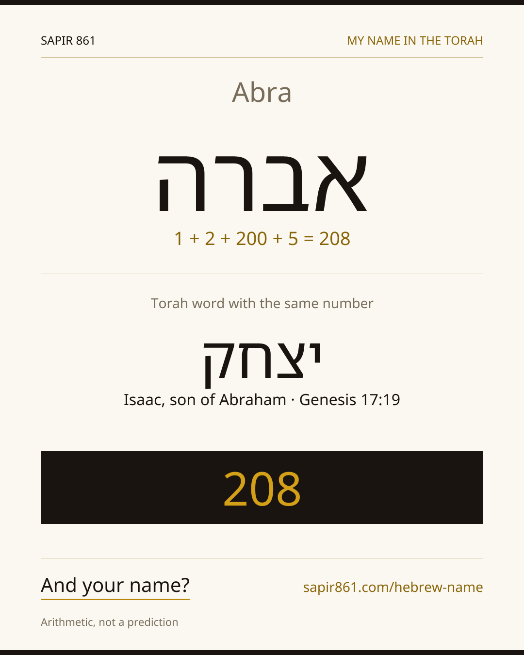 Abra — אברה