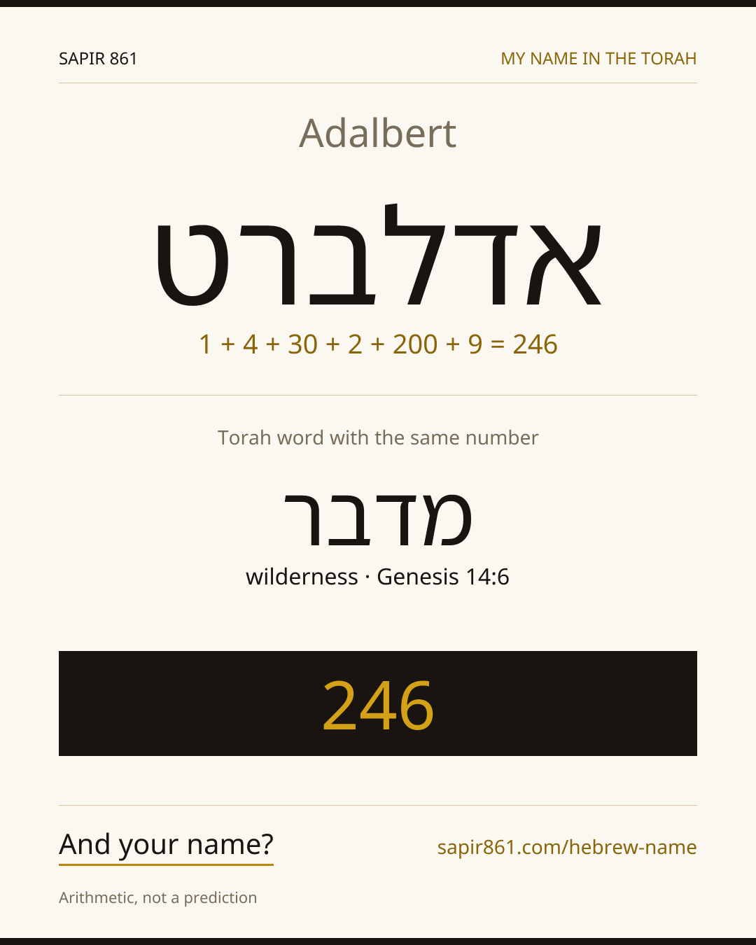 Adalbert — אדלברט