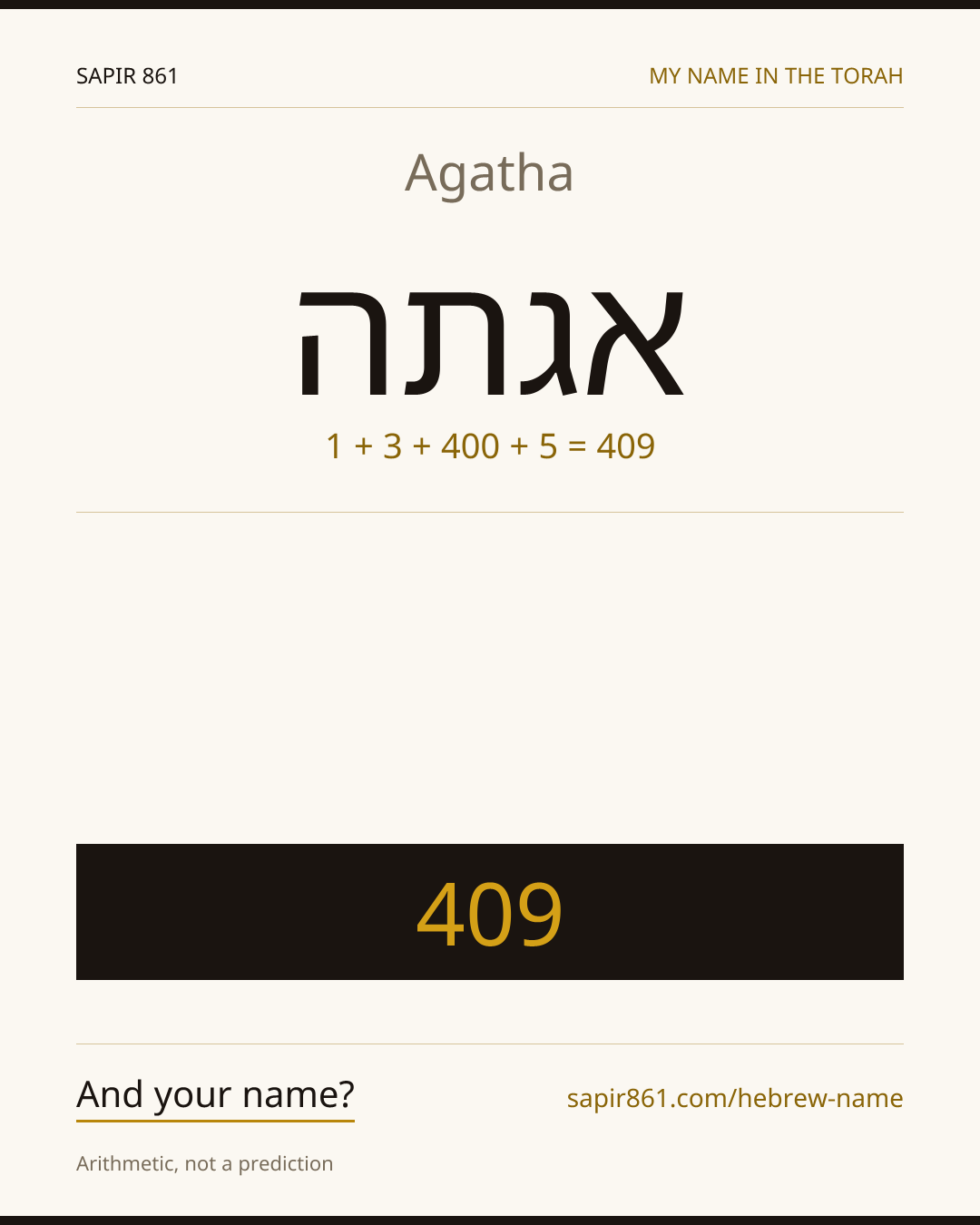 Agatha — אגתה