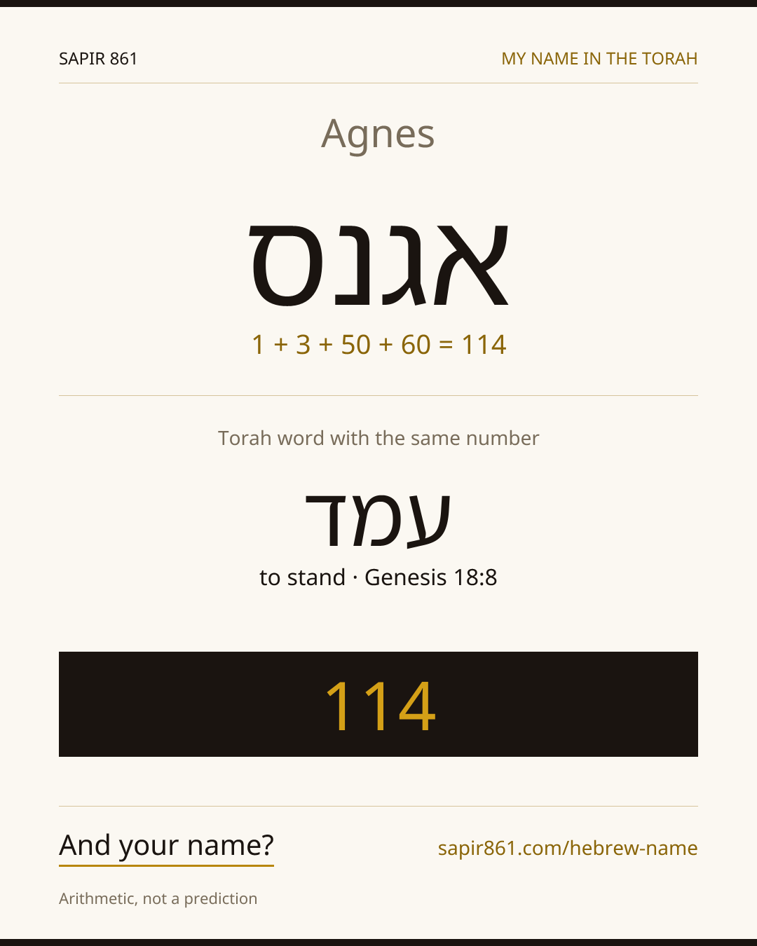 Agnes — אגנס