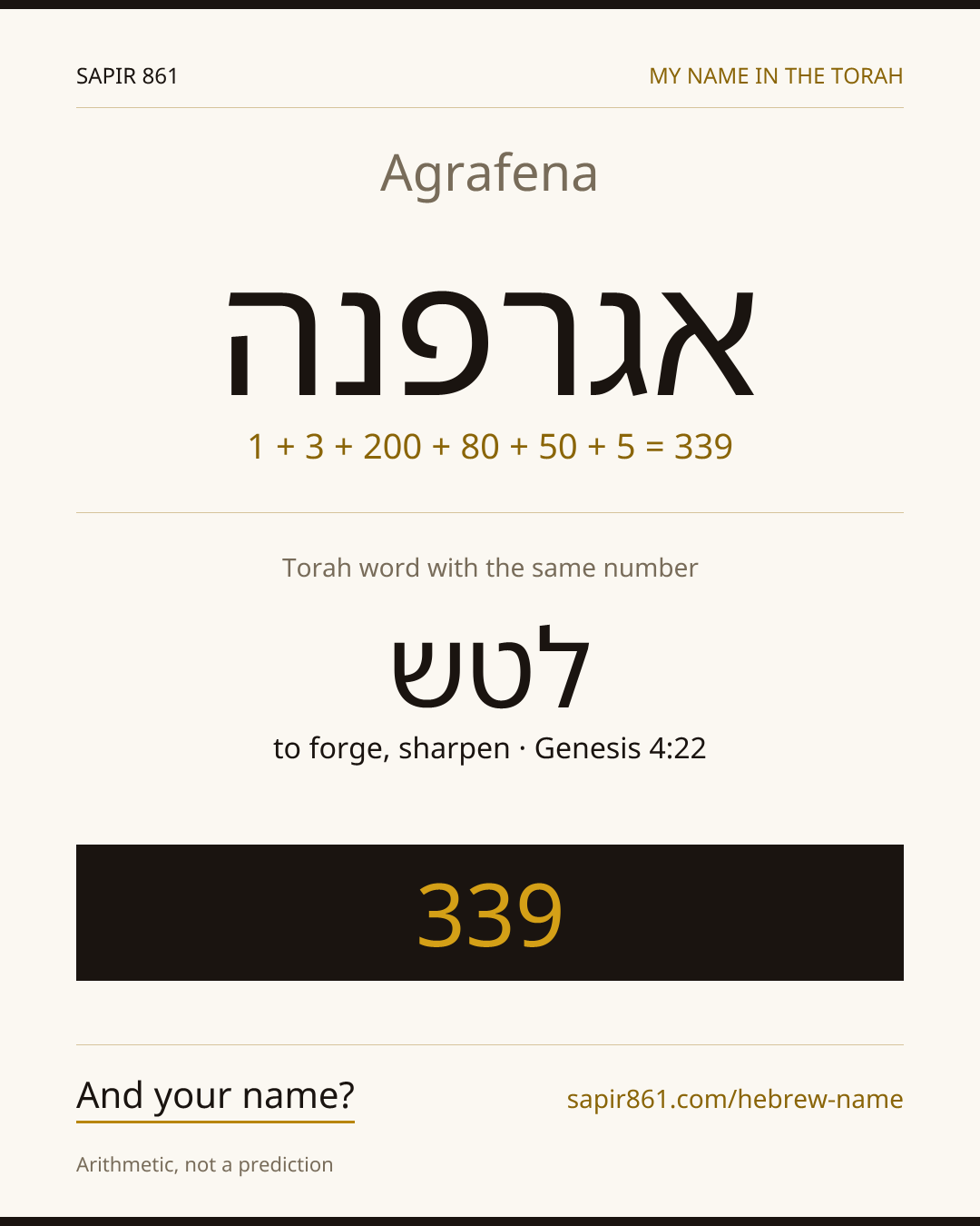 Agrafena — אגרפנה