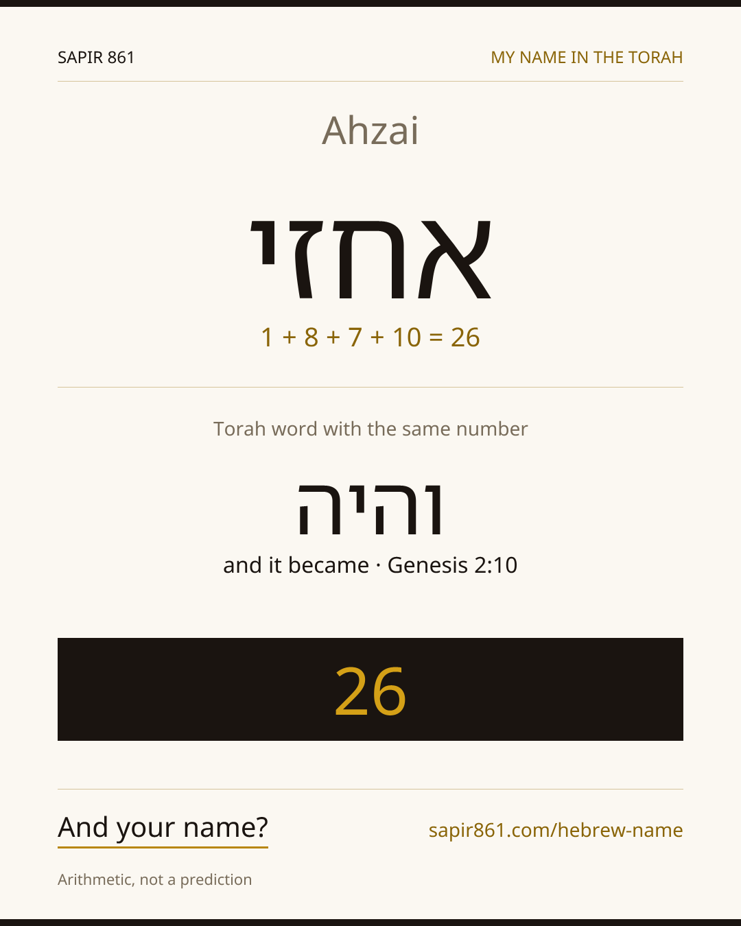 Ahzai — אחזי