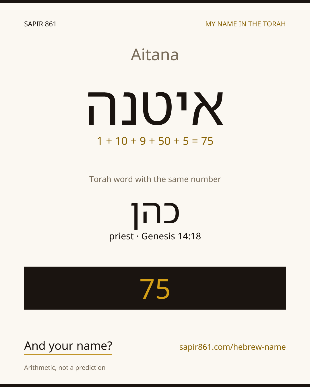 Aitana — איטנה
