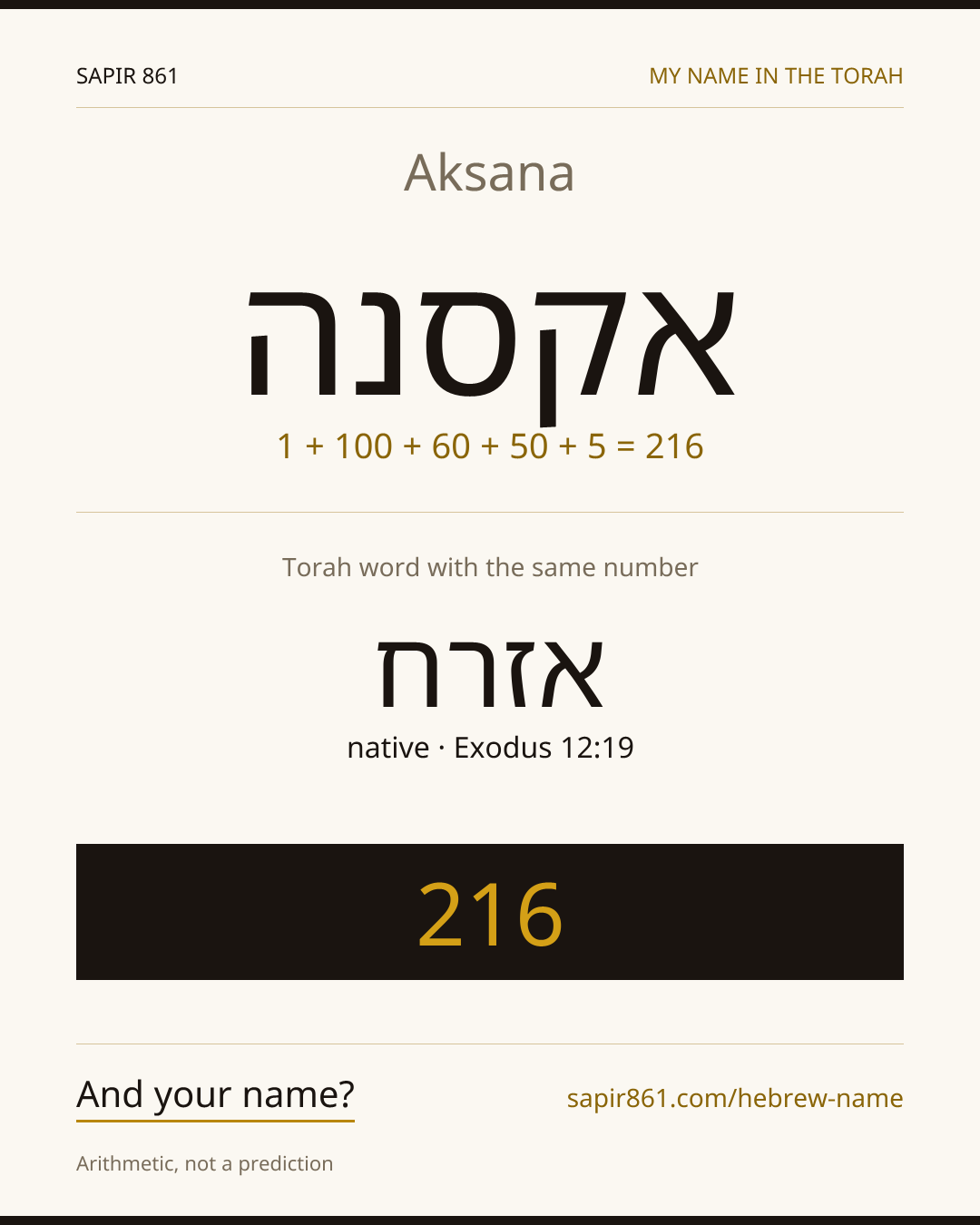 Aksana — אקסנה