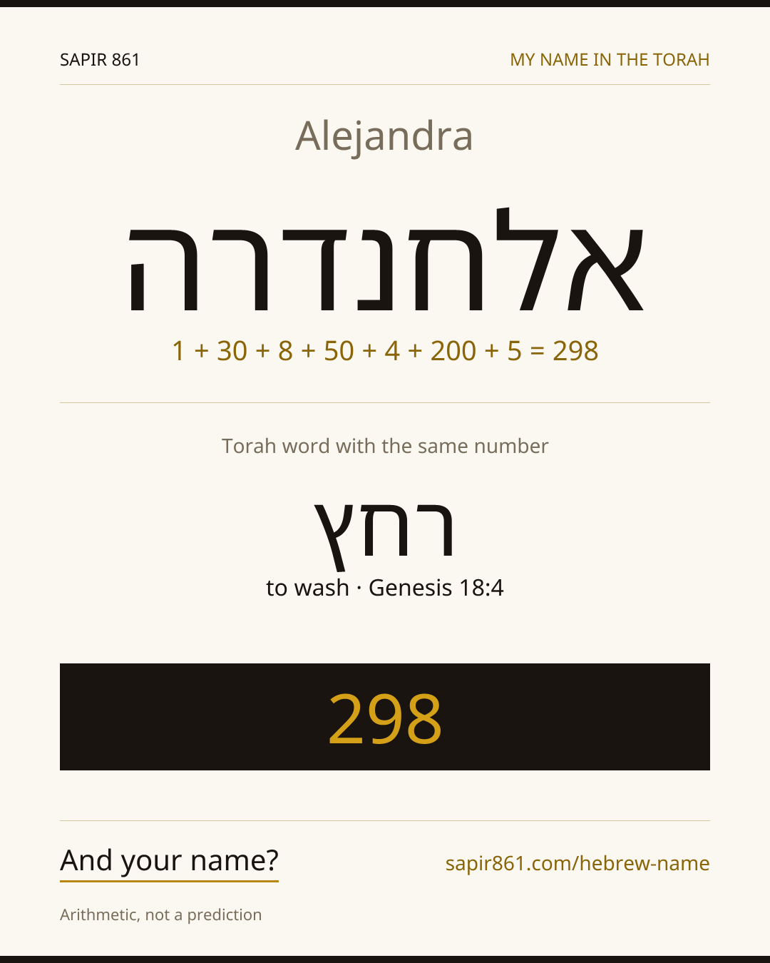 Alejandra — אלחנדרה