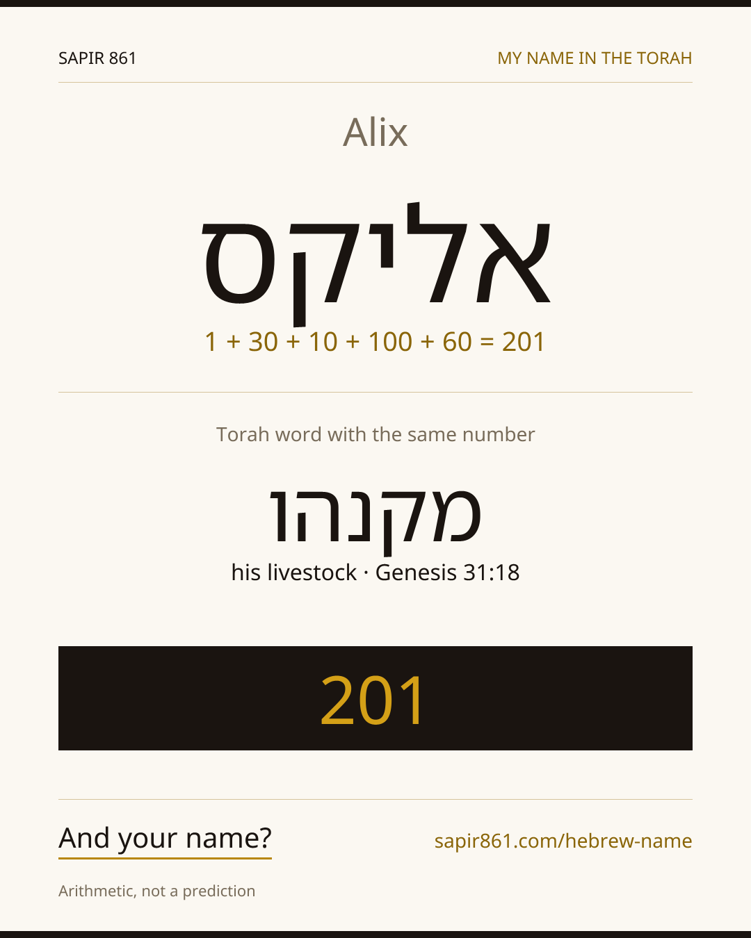 Alix — אליקס