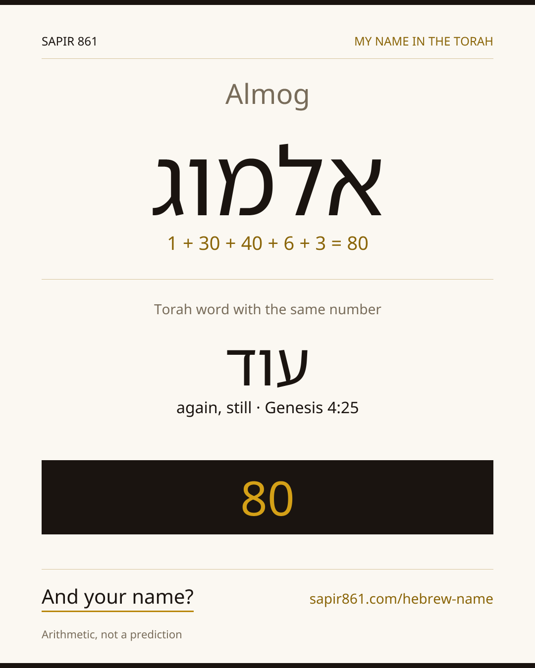 Almog — אלמוג