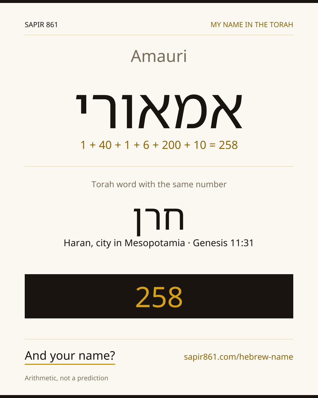 Amauri — אמאורי