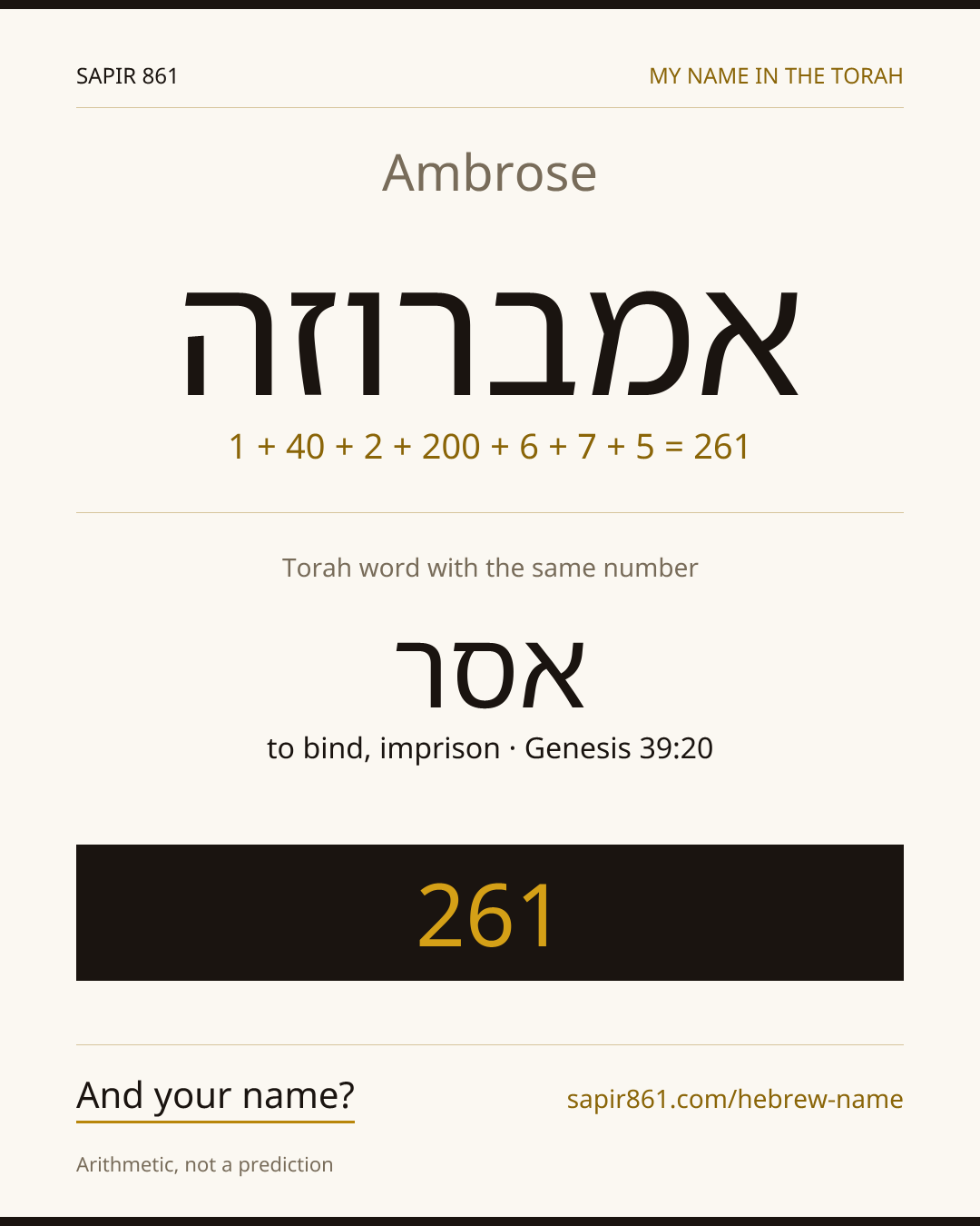 Ambrose — אמברוזה