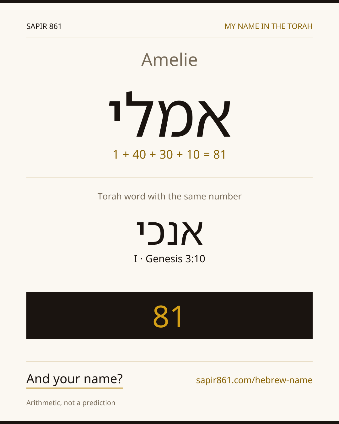 Amelie — אמלי