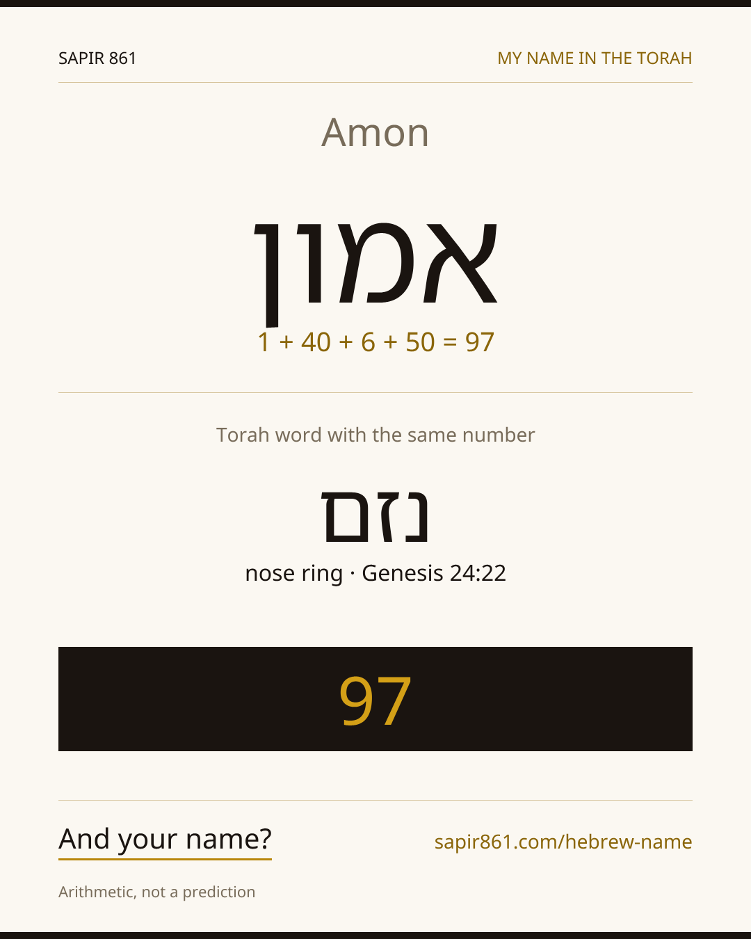 Amon — אמון