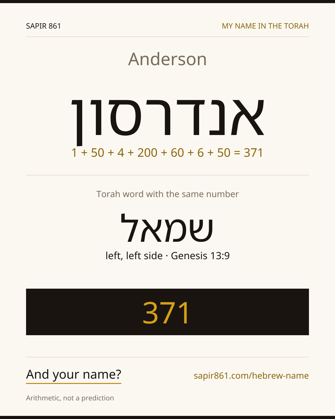 Anderson — אנדרסון