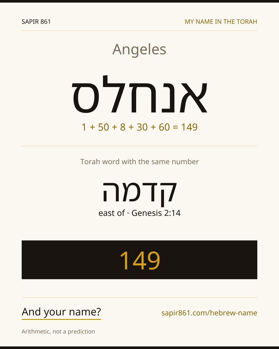 Angeles — אנחלס