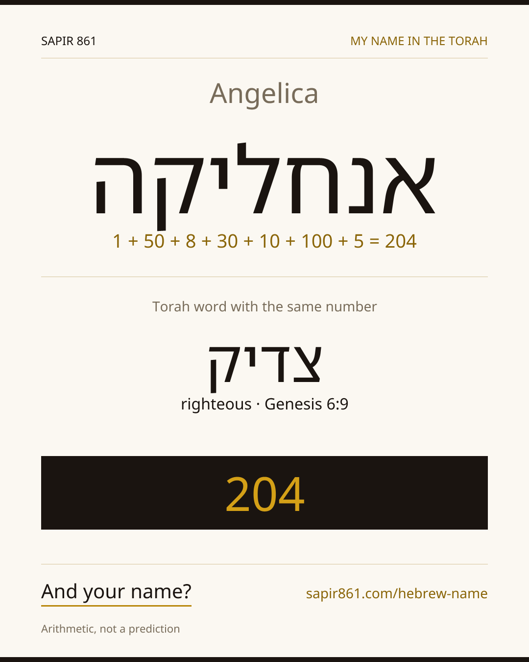 Angelica — אנחליקה