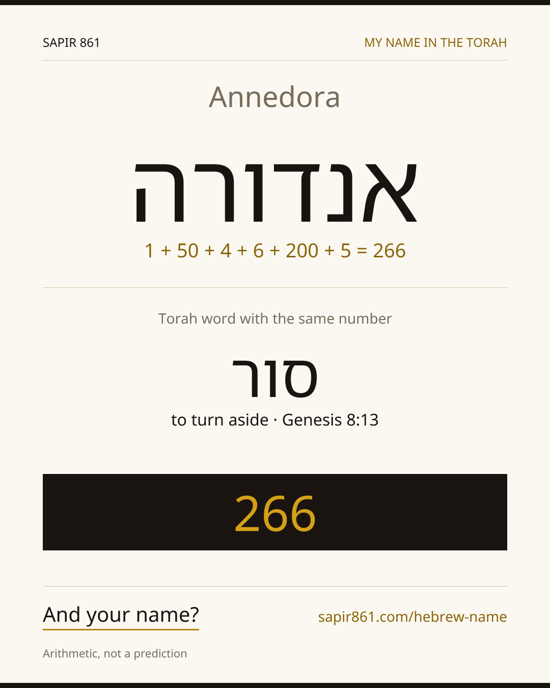 Annedora — אנדורה